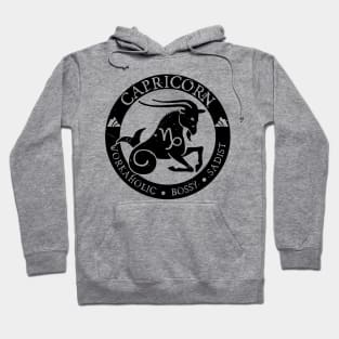 Savage Capricorn Zodiac Antisocial Astrology Hoodie